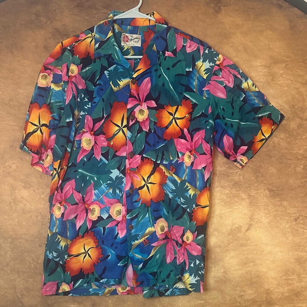 Hilo Hattie Multicolor Floral Men's Shirt Made in Hawaii
